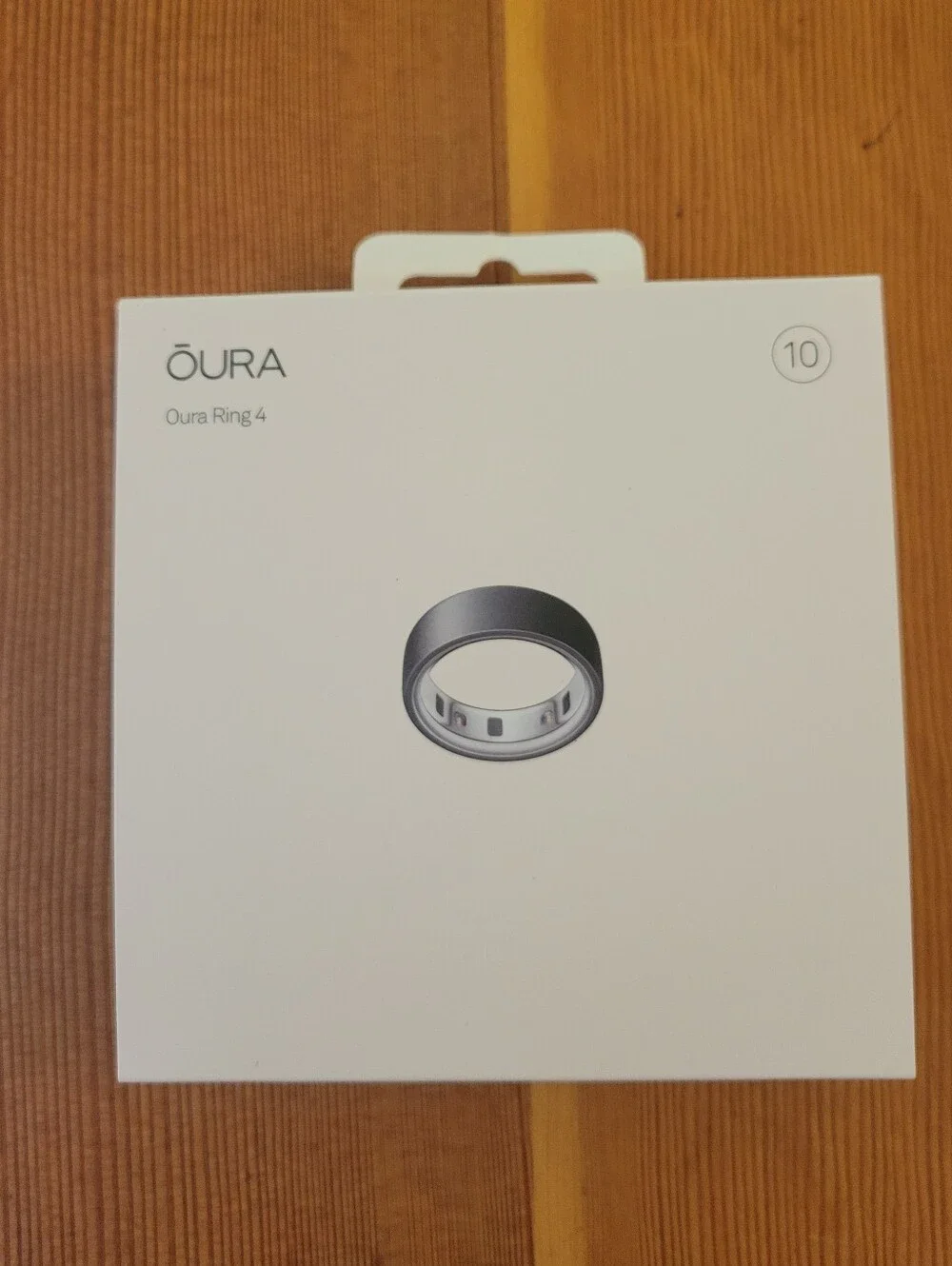 Oura Ring 4 Stealth / Black Size 10